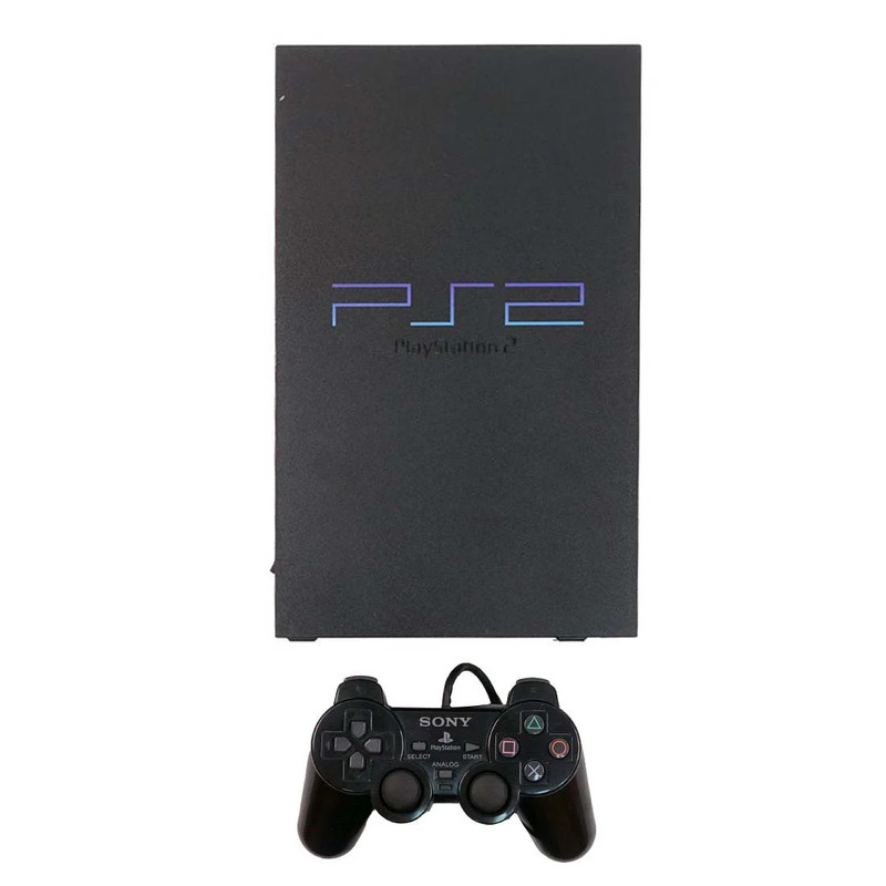 (Pre-Owned) Sony PlayStation 2 Fat Console - Black - ريترو
